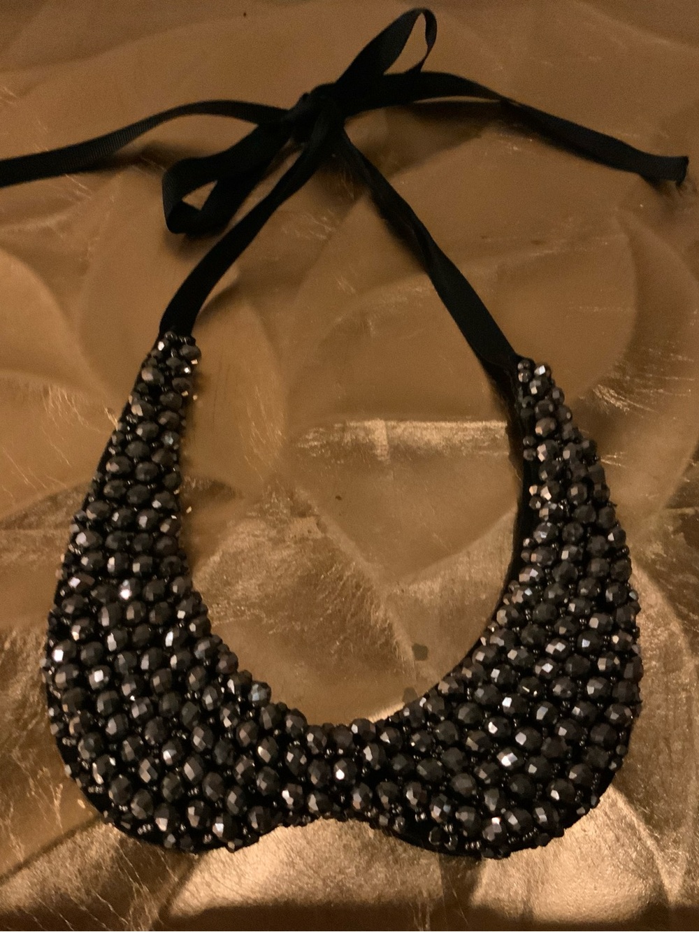 Pretty Cut Steel Necklace - Picture 8 of 10